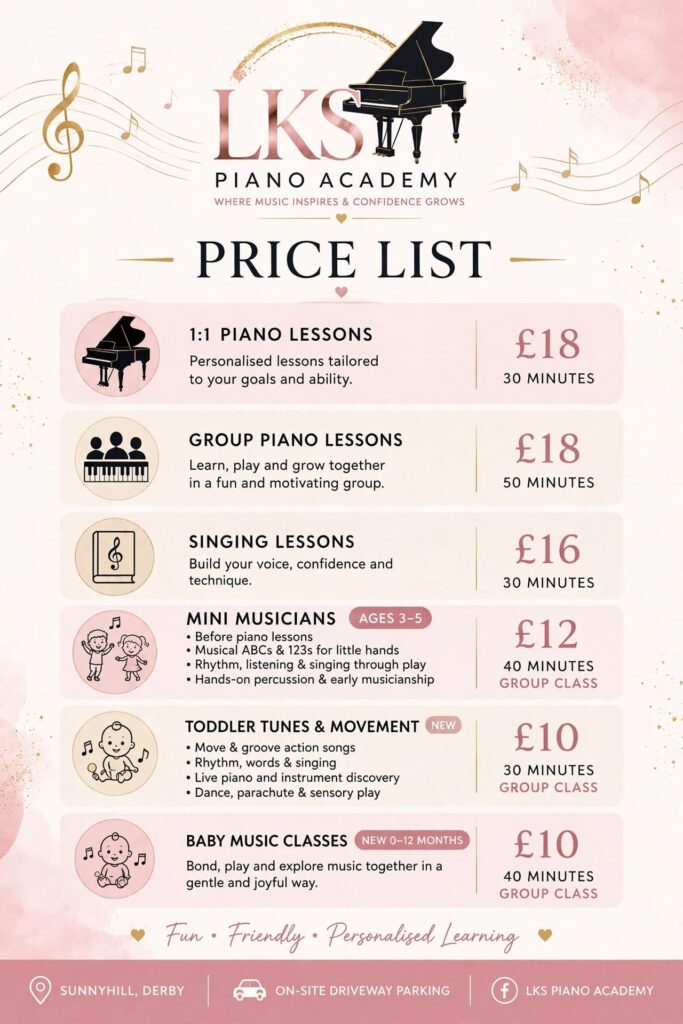 lks piano and music academy in derby